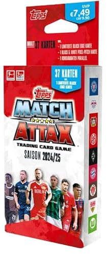 Topps Match Attax Bundesliga 2024/2025 | ECO-Pack | 37 Karten inkl. Limited Edition & Exklusive Parallel-Karten