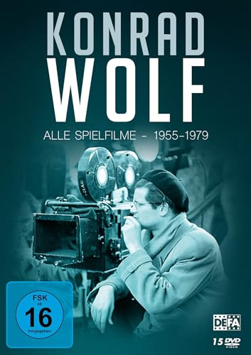 Konrad Wolf - Alle Spielfilme 1955-1979 (u.a. Solo Sunny / Goya / Der kleine Prinz / Sonnensucher / Sterne / Lissy / Der geteilte Himmel / Der nackte Mann auf dem Sportplatz / Ich war 19) (15 DVDs)