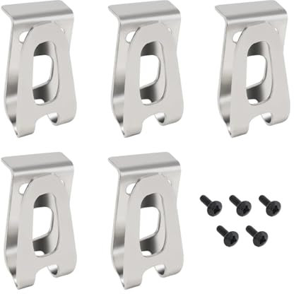 Jingyingtt 5 ganchos de repuesto for cinturón eléctrico de diseño práctico, clips for herramientas, aptos for taladros de impacto Makita.