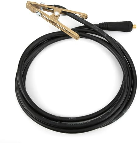 ANKROYU 260A Heavy Duty TIG Welding Brass Ground Clamp MMA ARC Welder Earth Clamp with 3Meter Cable 25mm² Wire for Professional Welding Equipment in Shipyard Steel Structure Oil Pl