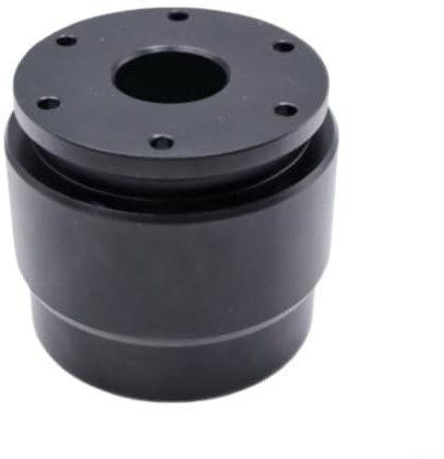 Moliuoly 55Mm Schnellwechseladapter Für Lenkrad, Aluminiumlegierung, 6-Loch Konstruktion, Leichtes Design Für Stabile Montage, Kompatibel Mit Für Moza TURN Direct Drive Rennsimulator, Schnelles