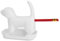 Splash Brands 8037-1 Bleistiftanspitzer Bellender Hund mit Sounds, weiß