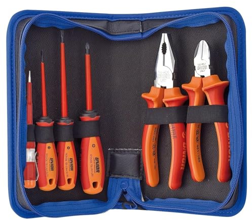 UNIOR 617573 - Juego de 6 herramientas aisladas VDE BI en estuche serie 906VDEBI