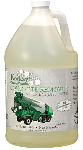 Korkay - Enlèvement de béton et dissolvant de ciment - 1 gallon