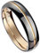 Piersando Band Ring Silber Bandring Ehering Partnerring Liebesring Damen Herren Titan Wolfram Schwarz Rosegold IP ohne Stein Rose Gold Größe 71 (22.6)