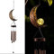 lifemet Solar Windspiel Outdoor Garten - Solar Mond Windspiel Licht Wasserdicht Hängend Mobile Licht Windspiel Licht Hof Rasen Garten Dekoration