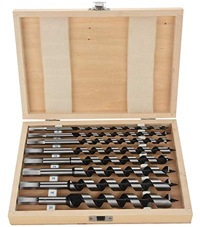 Wakects Juego de 8 brocas de carpintero para madera con vástago hexagonal para carpintería