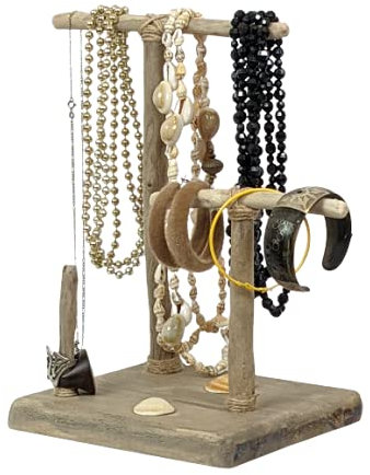 Porte-bijoux en bois flotté
