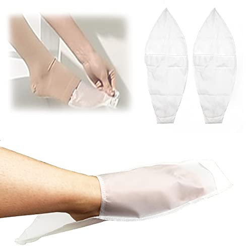 Offene Zehen-Kompressions-Socken Hilfe, Slip Strumpf Easy Slide Applikator zur Unterstützung des Anziehens für behinderte, ältere Menschen, Schwangere, 2 Stück