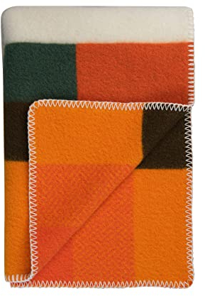 RØROS TWEED - Mikkel - Wolldecke aus norwegischer Lammwolle - Design von Kristine Five Melvær - Deckenmaße: 135 x 200 cm