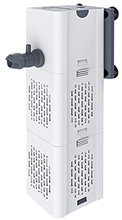 Kavolet Filtro para Acuario 15 W, Filtro Acuario Interno con Flujo máximo de 1000 l/h, Filtro Pecera para Tanques de Agua de 80-250L, Flujo de Aire Ajustable, silencioso y bajo Ruido