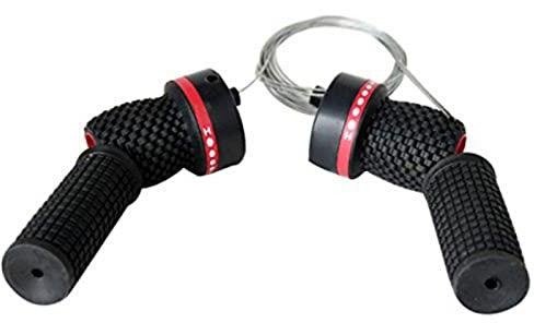 Saterkali Grip Shift Gear Verstärkter Fahrradbedarf Fahrrad Speed Twist Gangschaltung mit Griffen für Refit