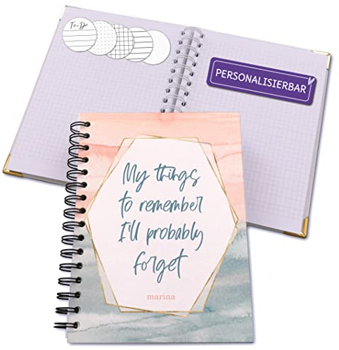 Feenstaub Notizbuch a5, Notizbuch personalisiert [Handmade] Tagebuch, bullet journal, journal buch, Ringbuch a5 [made in Austria], Notizbuch a5 kariert, Notizbuch a5 liniert, Notizbuch a5 dotted,