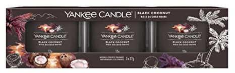 Yankee Candle Votivkerzen-Set, 3 Stück, Schwarz