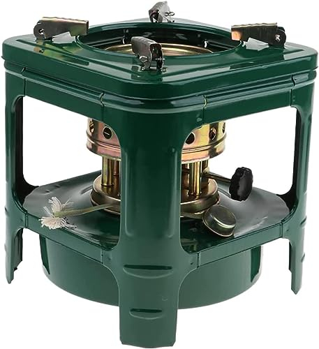 Estufa De Camping Diésel De Queroseno De 8 Mechas, Utensilios De Cocina Resistentes Al Calor De Bajo Consumo De Combustible, Estufa De Queroseno, Estufa De Camping a Prueba De Viento, Para Mochileros