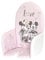 keeeper Minnie Coussin pour Chaise Haute, Universel pour Chaises Hautes, avec Velcro, Lena, Rose (Pastellrosa)