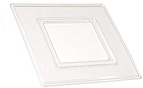 4 X Clear Single Light Switch Socket Finger Plates Surround Wall Protector Cover
