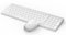 seenda Combo de teclado y mouse inalámbricos recargables, juego de teclado y mouse USB de 2.4 G, ultrafino, tamaño completo, compacto, silencioso, diseño del Reino Unido para PC, computadora,