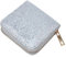 PACKOVE Mini-geldbörse Mit Glitzer-Tasche Geldbörse Für Damen Geldbörse Mit Reißverschluss Silbernes Glitzer-Design Für Den Alltag Und Besondere Anlässe
