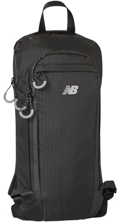 New Balance Herren Damen Unisex Laufrucksäcke und Rucksäcke mit Trinkblasen, Einheitsgröße, Schwarz, Schwarz , 4L Backpack Only, Urban