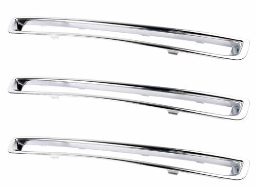 Epodmalx 3X Chrom Außen Front ÜBerzogener Stoßstangen Rahmen Grill für XC90 2007-2014 30698143