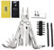 SQT Multifunktionszange, 20 in 1 Multitools Multifunktion mit Zange Klappmesser, Faltbares, professionelles und Edelstahl-Multi-Tool für DIY, Reparatur und Camping Geschenke für Männer