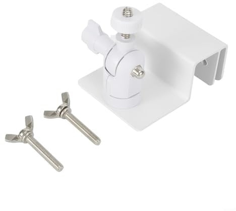 Gutter Mount, Gutter Mount Bracket, Weatherproof Gutter Mount, Camera, Adjustable Ring Mount For Indoor And Outdoor Home Security Camera Systems(White)