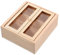 NAMOARLY Miniature Doll House Cabinet Wooden Miniature Storage Box for Decor Double Door Bookshelf Model for Room Decoration
