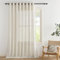 PONY DANCE Cortinas de 3 Metros Grandes para Salon/Dormitrio Matrimonio, Curtains for Livingroom de Lino con Ojales 1 Panel,300x220cm,Crema