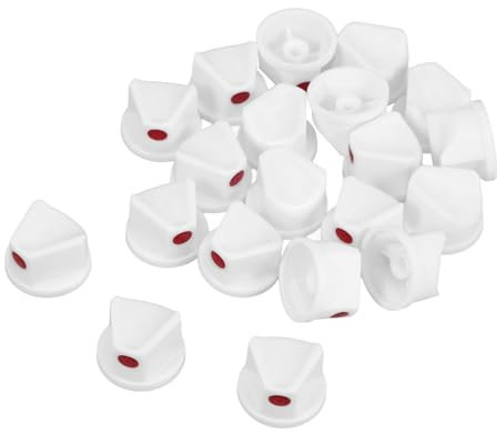 SHINEOFI 20 Sprühdosenaufsätze Weiß Farbdüsen Für Graffiti Und Farb Sprühdosen Ergonomische Spraykappen Für Künstler Und Reparatur