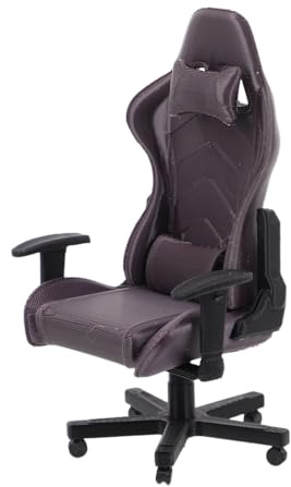 HANABASS 1:12 Miniatur Gaming Stuhl Und Tisch Set Für Puppenhaus Büro Dekor Sammler Mini Gaming Möbel Mit Realistischem Design Für Spielzimmer Szenen