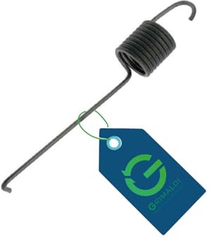 G GRIMALDI Molla Vasca Lavatrice lunghezza 195mm compatibile con Ariston Indesit Hotpoint | codice C00096195 482000028143 | ricambio sospensione superiore tamburo per stabilità e riduzione vibrazioni
