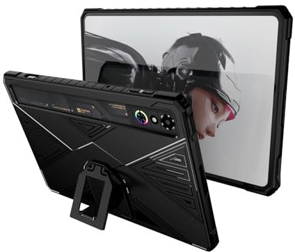 RedMagic Astra Gaming Tablet Case, TPU Funda de protección contra caídas con soporte Kik, compatible con REDMAGIC Tablet 3 Pro (TPU negro)