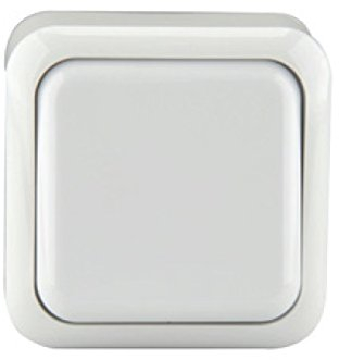 Unitec Taster Standard, AP, elektroweiß