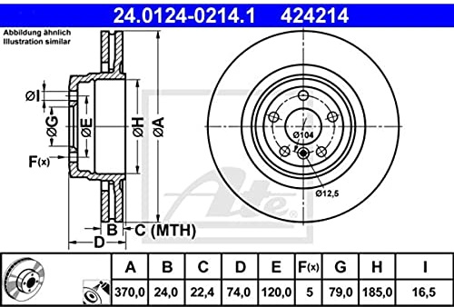 ATE 24012402141 Bremsscheibe - (Paar)