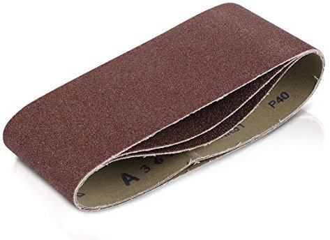 Kreator 03242505 Spiel 3-Schleifbänder ohne Ende 100 x 560 mm Körnung 80