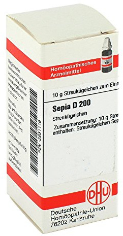 DHU Sepia D200 Streukügelchen, 10 g Globuli