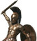 e-katastima Hector, Trojan Prince In The Trojan War Cold Cast Bronze Statue Figurine Sculpture 29.5 cm / 11.61 inch