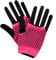 wicked 80s Net Gloves - Neon PINK Fancy Dress Accessory