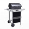Barbecue/Griglia a Gas con Pietra Lavica con Ruote e Fornello Laterale - Mod. KALDERA GRILL (Cod. 5817)