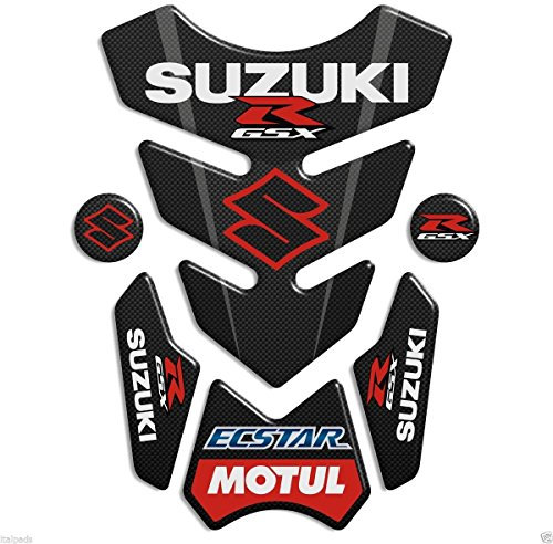 Tankpad Motorad Draht Muster Tankschutz ' SUZUK.I GSX-R k3.WINGS TOP' Polymer 3D