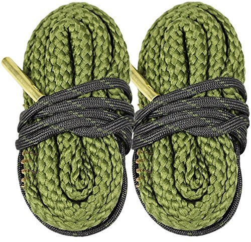 Laufreiniger/Reinigungsseil, .308 Spitze 0,3, .40, .50, .308 Kal.,9 mm Kaliber, 10,12,16,20,28,410 GA für Karabinergewehre, Schrotflinten, Pistolen,2 Stück, G03 : .38 Cal .357 Cal .380 Cal & 9mm