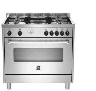 Bertazzoni La Germania Americana AMN905GEVSXT cucina Piano cottura Acciaio inossidabile Gas A+