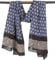 GURU SHOP Leichter Pareo, Sarong, Handbedrucktes Baumwolltuch, Herren/Damen, Blau Kombination 11, Baumwolle, Size:One Size, 190x120 cm