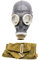 OldShop Gasmaske GP5 Set – sowjetisch-russische Militär-Gasmaske, Replika, Sammlerstück-Set mit Maske und Tasche, authentischer Look, mehrere Farben: schwarz, Größe: XS (0Y)