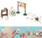 Bandai – Haco Room – Zubehör-Set – Waschküche – 34 Teile zum Zusammenbauen – Mini-Spielwelt – Bauspielset – 35466