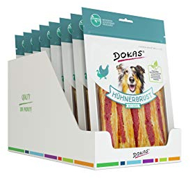 DOKAS Getreidefreier Premium Snack mit Hühnerbrust für Hunde – Ideal für zwischendurch
