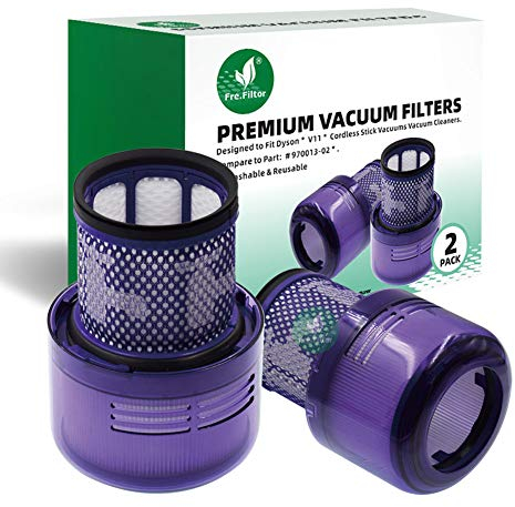 Paquete de 2 filtros HEPA de repuesto compatibles con aspiradoras inalámbricas Dyson V11, comparar con la pieza # 970013-02