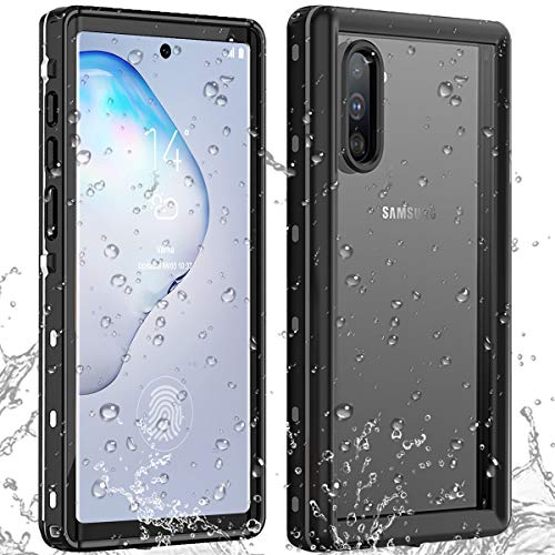 AICase wasserdichte Schutzhülle für Samsung Galaxy Note 10 Plus, IP68-zertifiziert, 360 °, wasserdicht, stoßfest, staubdicht, schneefest, für Samsung Galaxy Note 10+ Plus
