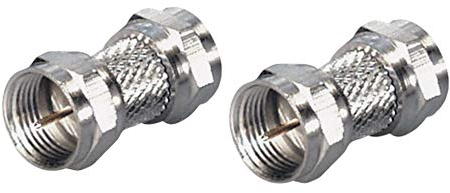 Sat-Fox SAT Adapter SAT Kupplung SAT Verbinder SAT Kabel F-Stecker - F-Stecker - 2 Stück